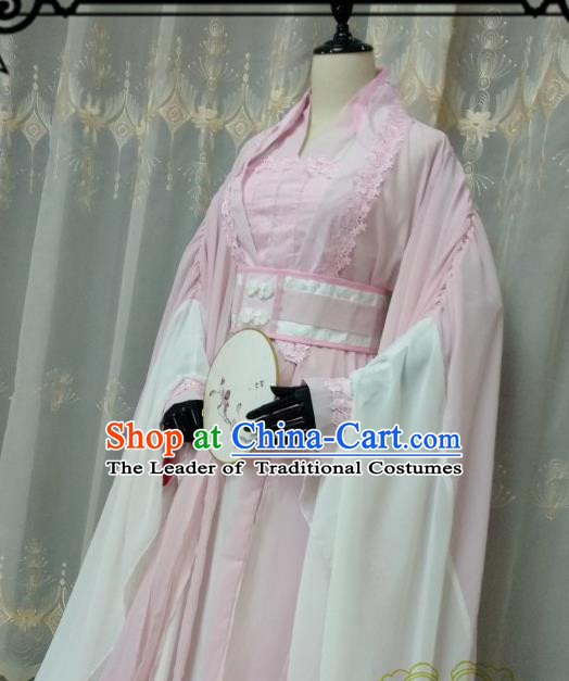 Chinese Ancient Palace Lady Hanfu Han Dynasty Imperial Concubine Queen Embroidered Historical Costumes for Women