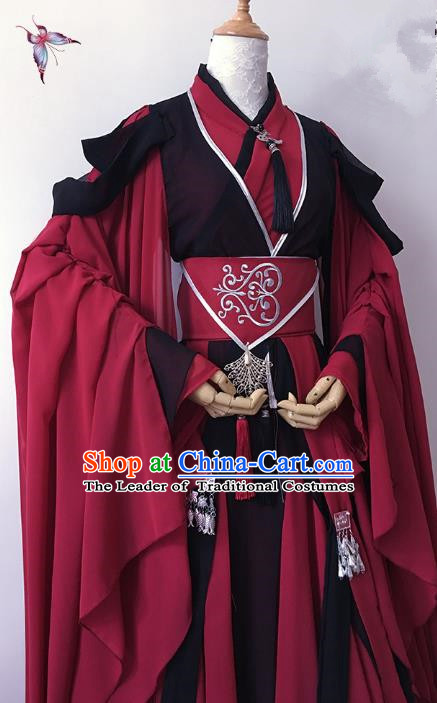Chinese Ancient Palace Lady Hanfu Han Dynasty Imperial Concubine Queen Embroidered Historical Costumes for Women