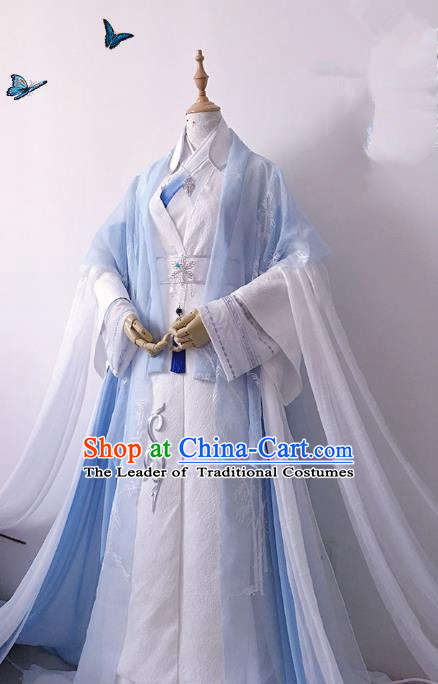 Chinese Ancient Palace Lady Hanfu Han Dynasty Imperial Concubine Queen Embroidered Historical Costumes for Women
