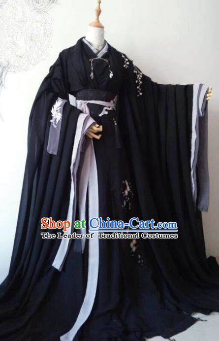 Chinese Ancient Palace Lady Hanfu Han Dynasty Imperial Concubine Queen Embroidered Historical Costumes for Women