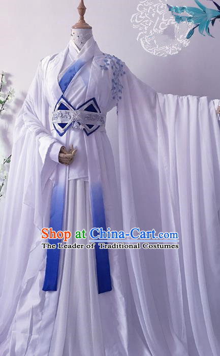 Chinese Ancient Palace Lady Hanfu Han Dynasty Imperial Concubine Queen Embroidered Historical Costumes for Women