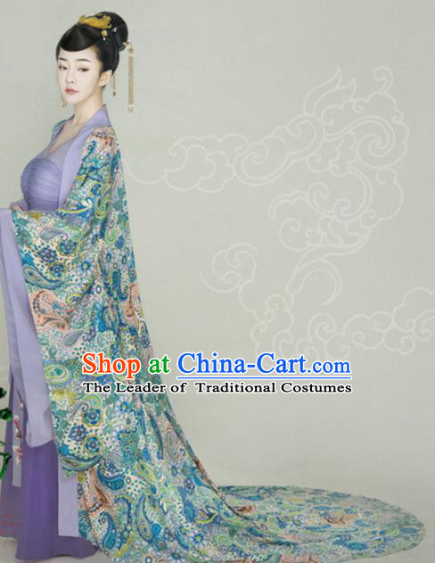 Chinese Ancient Palace Lady Hanfu Han Dynasty Imperial Concubine Queen Embroidered Historical Costumes for Women