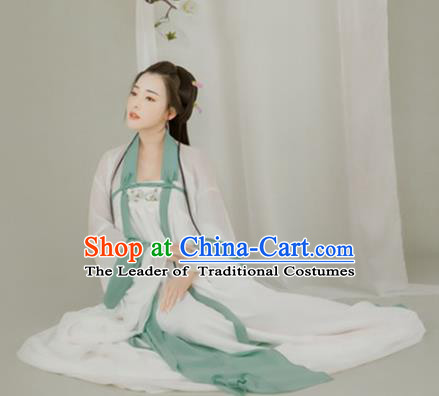 Chinese Ancient Palace Lady Hanfu Han Dynasty Imperial Concubine Queen Embroidered Historical Costumes for Women