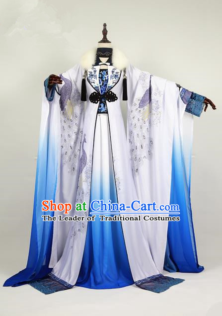 Chinese Ancient Cosplay Swordswoman Costume Ming Dynasty Nobility Lady Embroidered Hanfu Dress for Women