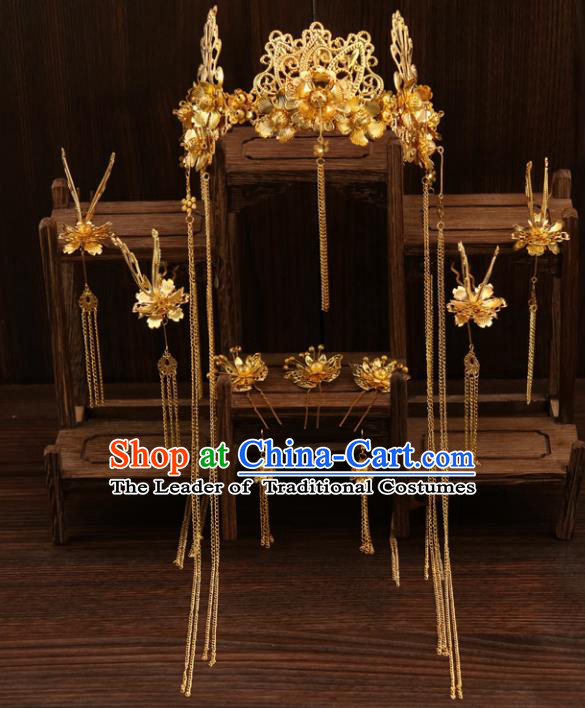 Chinese Ancient Style Hair Jewelry Accessories Cosplay Hairpins Headwear Headdress for Women