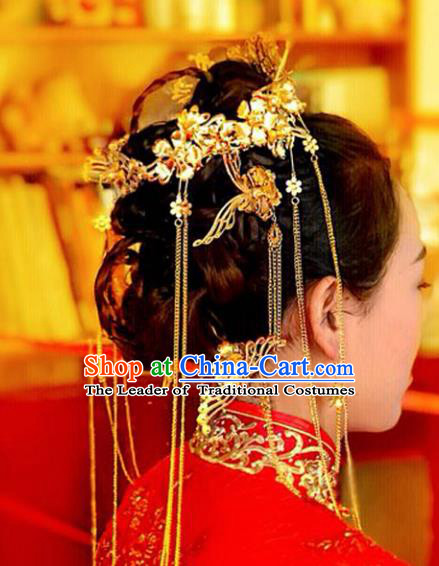 Chinese Ancient Style Hair Jewelry Accessories Cosplay Hairpins Headwear Headdress for Women