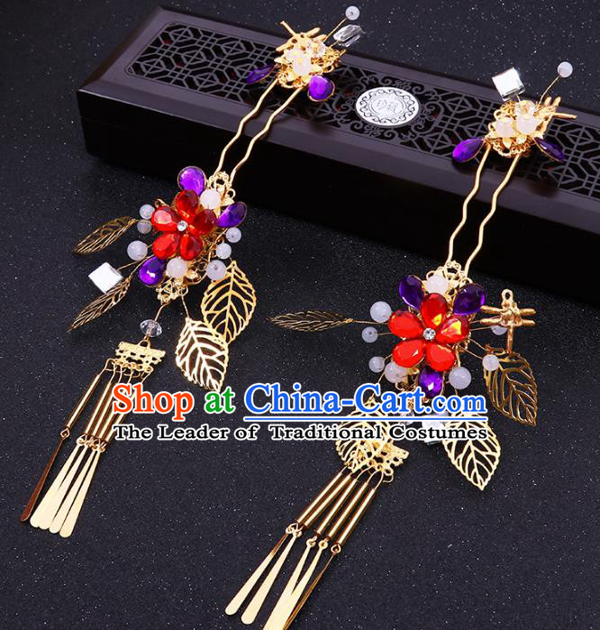 Chinese Ancient Style Hair Jewelry Accessories Cosplay Hairpins Headwear Headdress for Women