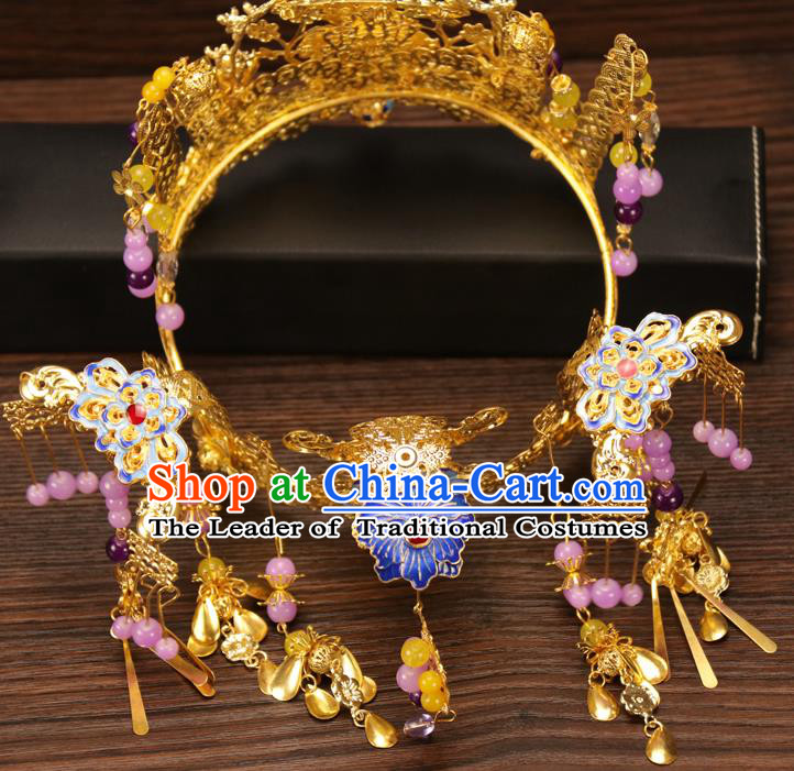 Chinese Ancient Style Hair Jewelry Accessories Cosplay Hairpins Headwear Headdress for Women