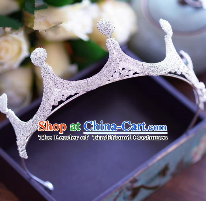 Chinese Ancient Hair Jewelry Accessories Hairpins Headwear Headdress Royal Crown for Women