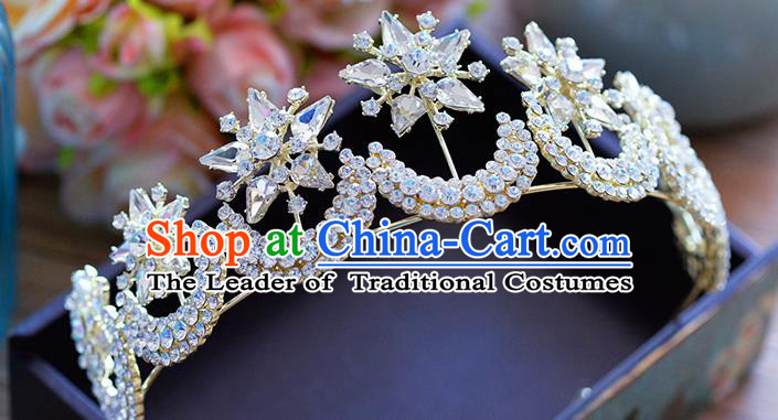 Chinese Ancient Hair Jewelry Accessories Hairpins Headwear Headdress Royal Crown for Women