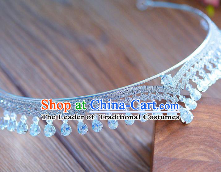 Chinese Ancient Hair Jewelry Accessories Hairpins Headwear Headdress Royal Crown for Women
