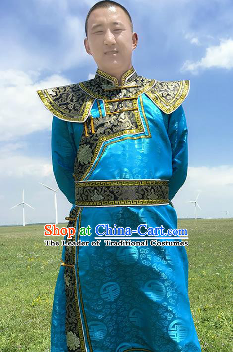 Traditional Chinese Mongol Nationality Dancing Costume Mongols Female Folk Dance Headwear Mongolian Minority Embroidery Costume
