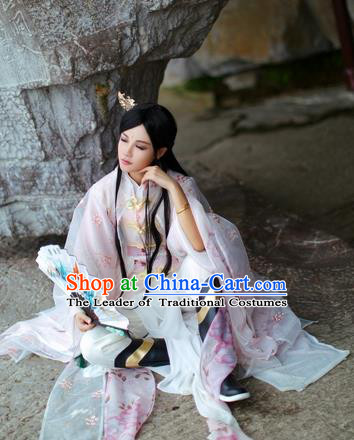Chinese Ancient Palace Lady Hanfu Han Dynasty Imperial Concubine Queen Embroidered Historical Costumes for Women
