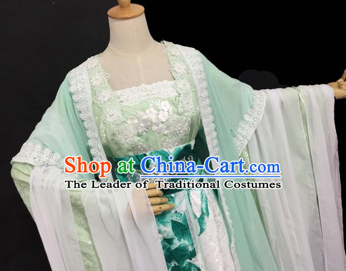 Chinese Ancient Swordsman Hanfu Han Dynasty Imperial Concubine Queen Embroidered Historical Costumes