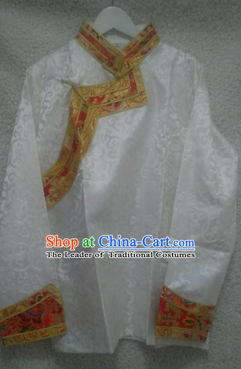 Traditional Chinese Zang Nationality Dance Costume China Tibetan Minority Enthic Clothing