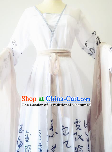 Chinese Ancient Swordsman Hanfu Han Dynasty Imperial Concubine Queen Embroidered Historical Costumes