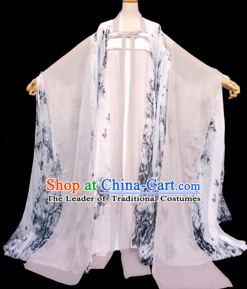 Chinese Ancient Swordsman Hanfu Han Dynasty Imperial Concubine Queen Embroidered Historical Costumes