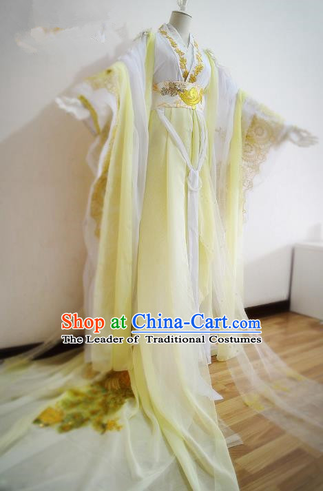 Chinese Ancient Swordsman Hanfu Han Dynasty Imperial Concubine Queen Embroidered Historical Costumes