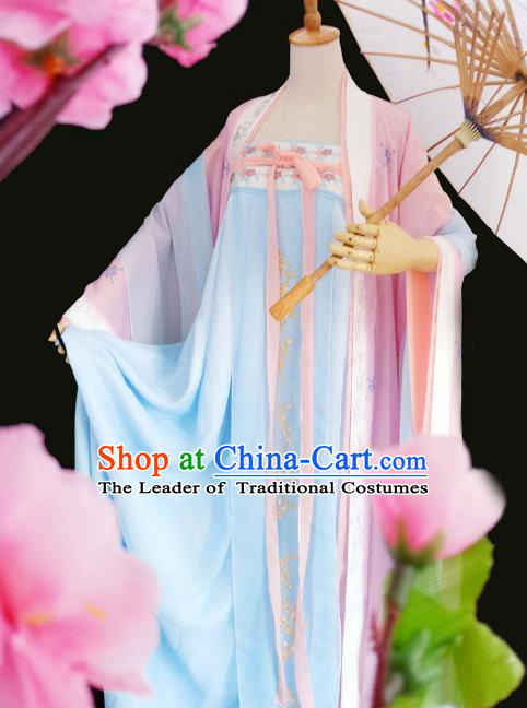 Chinese Ancient Swordsman Hanfu Han Dynasty Imperial Concubine Queen Embroidered Historical Costumes