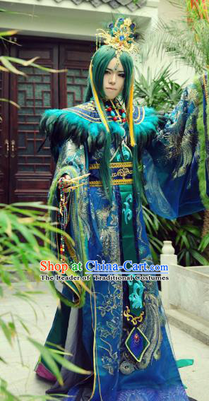 Chinese Ancient Swordsman Hanfu Han Dynasty Imperial Concubine Queen Embroidered Historical Costumes
