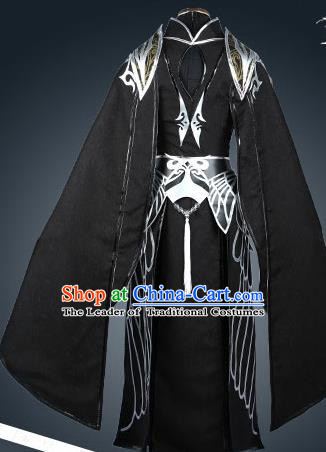 Chinese Ancient Swordsman Hanfu Han Dynasty Imperial Concubine Queen Embroidered Historical Costumes