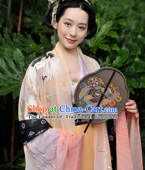 Chinese Ancient Palace Lady Hanfu Han Dynasty Imperial Concubine Queen Embroidered Historical Costumes