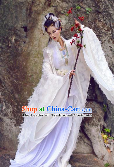 Chinese Ancient Cosplay Princess Dress Nobility Lady Embroidered Costume for Women