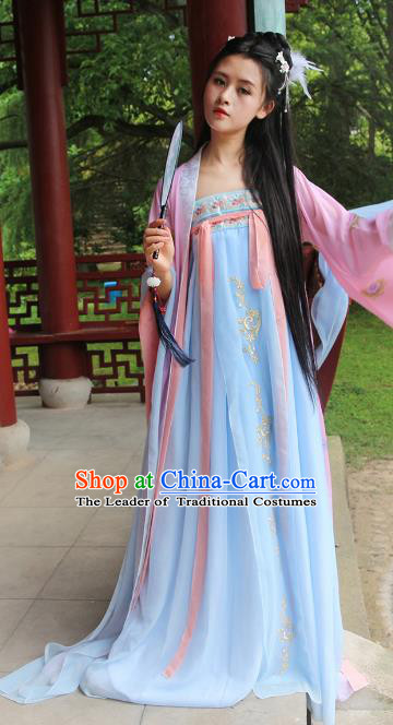 Chinese Traditional Tang Dynasty Imperial Concubine Hanfu Dress Ancient Fairy Clothing for Women