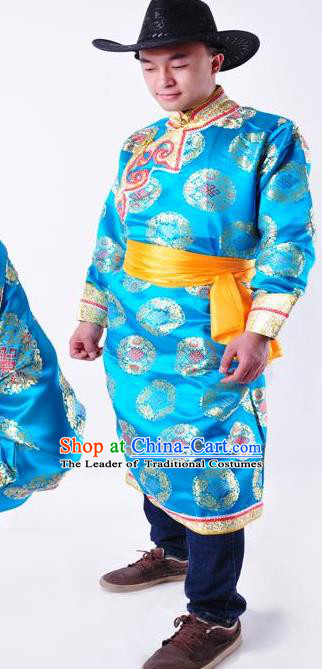 Traditional Chinese Mongol Nationality Dancing Costume Mongols Female Folk Dance Headwear Mongolian Minority Embroidery Costume