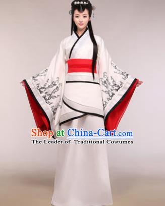 Traditional Chinese Han Dynasty Imperial Concubine Costume Ancient Princess Hanfu Dress for Women
