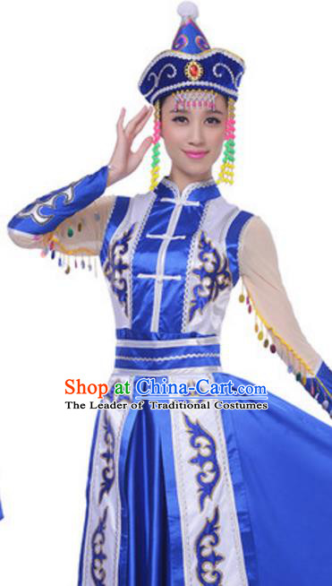 Traditional Chinese Yangge Fan Dance Folk Dance Ethnic Costume Classical Yangko Chorus Modern Dance Dress Halloween Clothing and Shoes