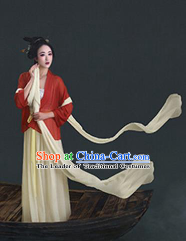 Chinese Ancient Song Dynasty Young Lady Nobility Matron Costumes for Women