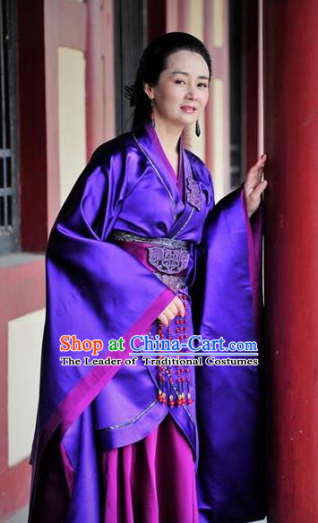 Traditional Chinese Ancient Costume Qin Dynasty Hanfu Clothing