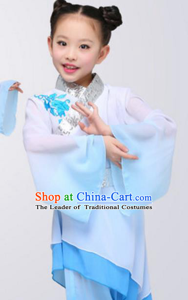 Traditional Chinese Yangge Fan Dance Folk Dance Ethnic Costume Classical Yangko Chorus Modern Dance Dress Halloween Clothing and Shoes