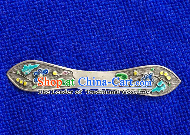 Chinese Traditional Ancient Queen Cloisonne Hair Stick Hairpins Hair Accessories for Women