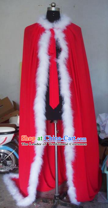Chinese Traditional Beijing Opera Actress Costumes China Peking Opera Red Cloak for Adults