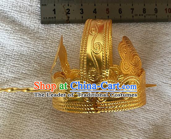 Chinese Traditional Ancient Prince Hairdo Crown Hairpins Hair Accessories for Men