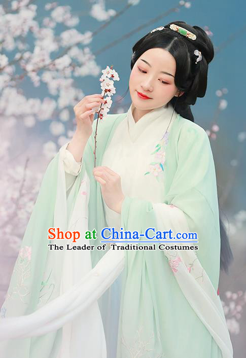 Chinese Ancient Palace Lady Hanfu Han Dynasty Imperial Concubine Queen Embroidered Historical Costumes