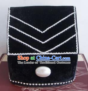 Chinese Traditional Beijing Opera Taoist Priest Scholar Black Hats for Men