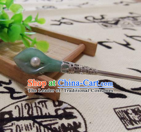 Chinese Traditional Hair Accessories Ancient Common Callalily Hairpins Complete Set for Women