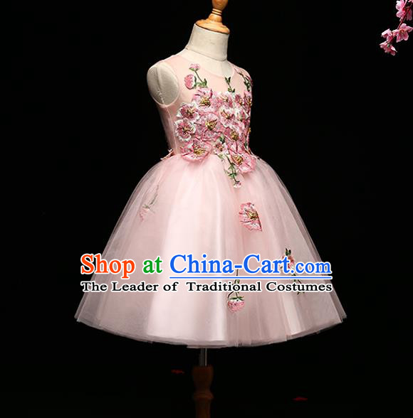 Top Grade Stage Performance Catwalks Costumes Children Halloween Cosplay Princess Full Dress Chorus Modern Fancywork Clothing