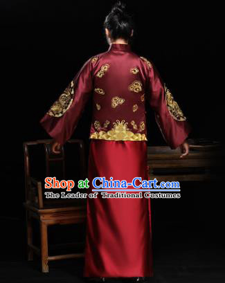 Traditional Chinese Wedding Costumes Traditional Xiuhe Suits Ancient Chinese bridal Full Dress