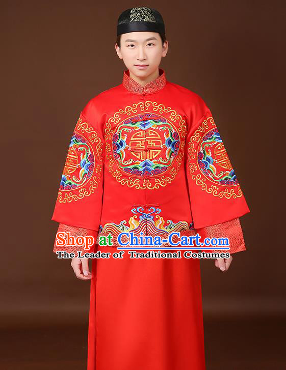 Traditional Chinese Wedding Costumes Traditional Xiuhe Suits Ancient Chinese bridal Full Dress