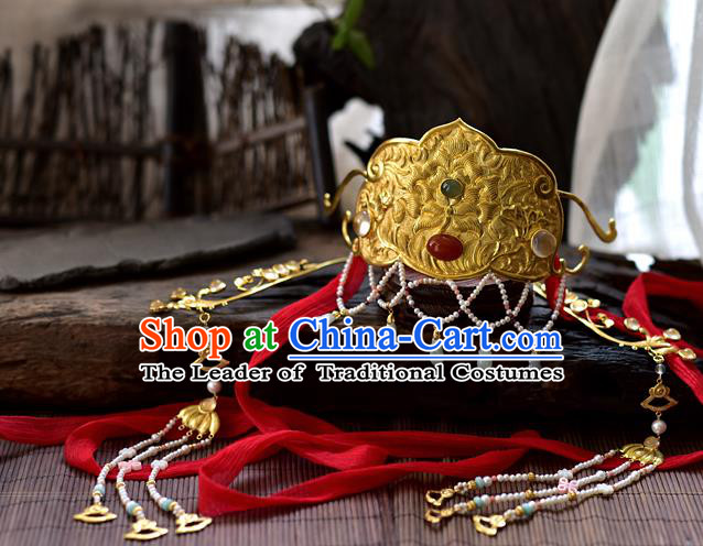 Chinese Traditional Hair Accessories Phoenix Coronet Ancient Empress Hairpins Headwear for Women