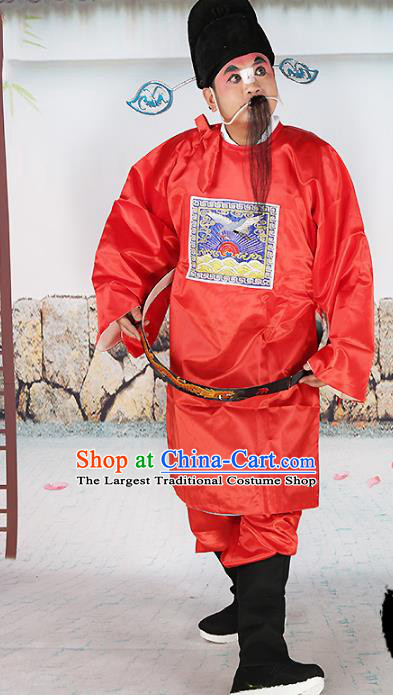 Traditional China Beijing Opera Costume Gifted Scholar Embroidered Robe and Hat Ancient Chinese Peking Opera Embroidery Clothing