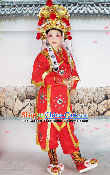 Traditional China Beijing Opera Costume Gifted Scholar Embroidered Robe and Hat Ancient Chinese Peking Opera Embroidery Clothing