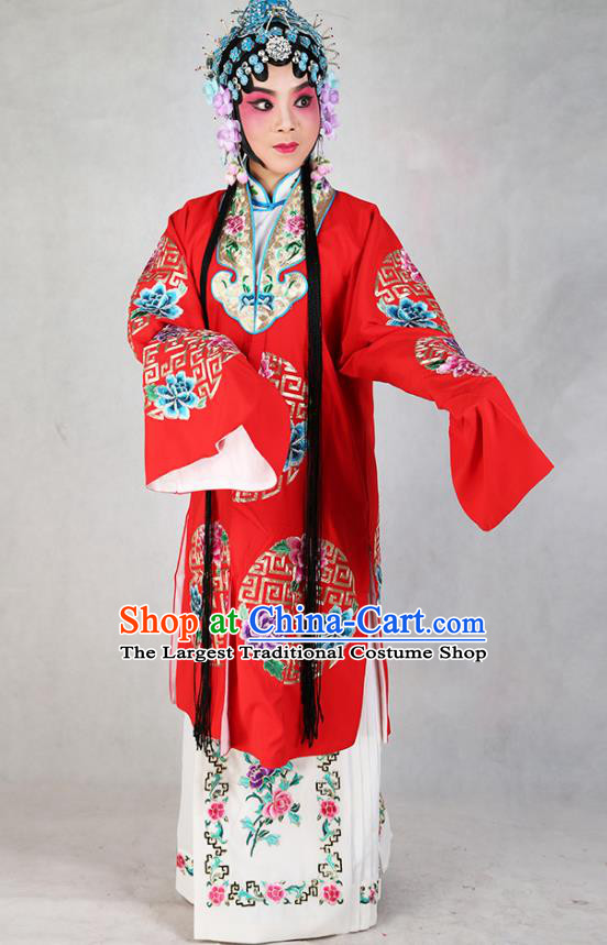 Traditional China Beijing Opera Costume Gifted Scholar Embroidered Robe and Hat Ancient Chinese Peking Opera Embroidery Clothing
