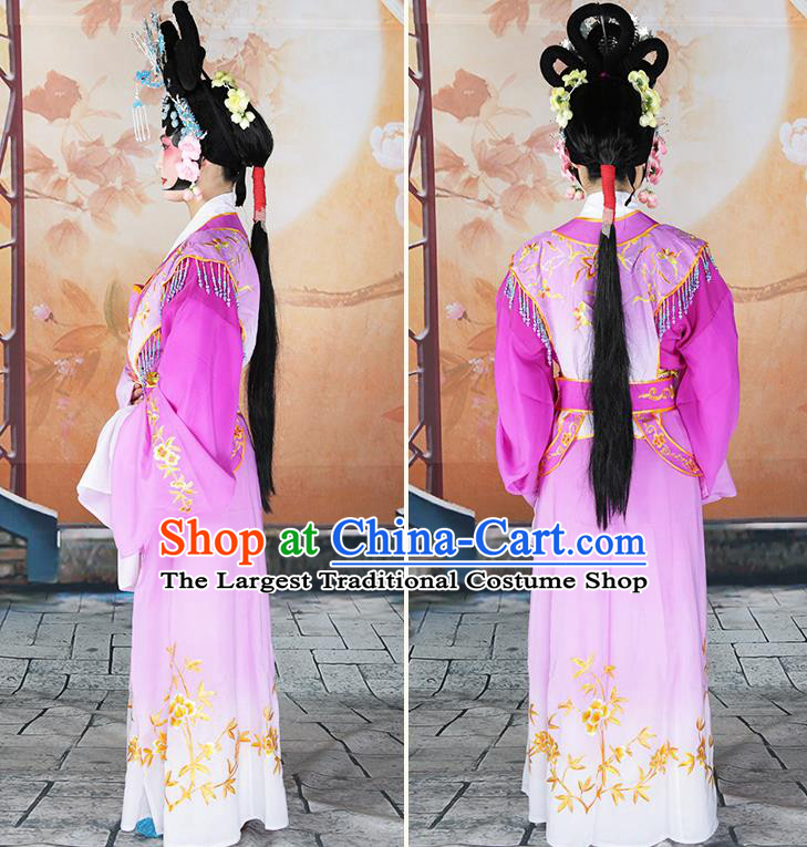 Traditional China Beijing Opera Costume Gifted Scholar Embroidered Robe and Hat Ancient Chinese Peking Opera Embroidery Clothing