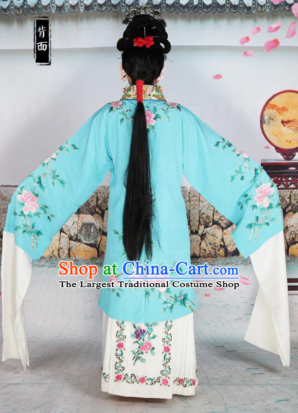 Traditional China Beijing Opera Costume Gifted Scholar Embroidered Robe and Hat Ancient Chinese Peking Opera Embroidery Clothing