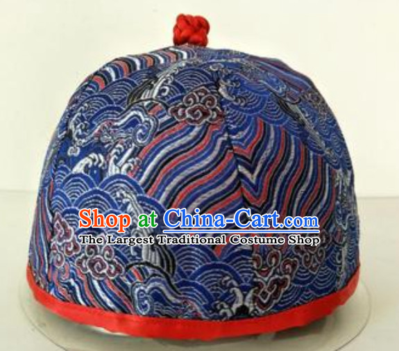 Chinese Ancient Style Handmade Qing Dynasty Hat for Sale